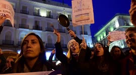 Protestors in Madrid march in solidarity with Chile against Piñera government and recent deaths