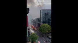 Firefighters tackle large blaze at Auckland's SkyCity convention centre