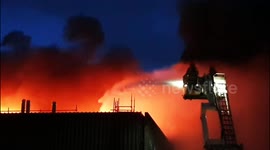 Firefighters Battle Blazing International Convention Centre Fire
