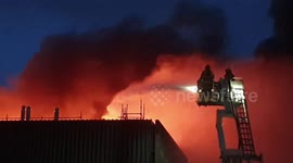 Firefighters continue to battle intense blaze at SkyCity convention centre in Auckland