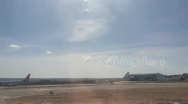 Take off from Palma de Mallorca.