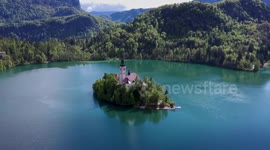 Bled - The most beautiful city in Europe (Cinematic drone video)
