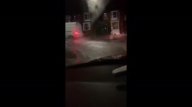 Flood on Lincoln road