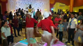 Triplets Sailors Make An Impression With Audience In Wedding Party