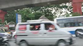 Traffic in Bangalore, India