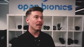 Man who praises Open Bionics for “changing his life” was invited to open the tech company’s first headquarters this week as its ambassador