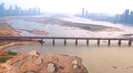 Lack of rain in China causes parts of Asia's largest river to dry up