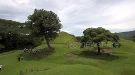 Ceremonial center of San Andrés, capital of the lord Maya