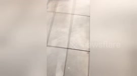 Blood stains on floor as police respond to multiple stabbings in Greater Manchester