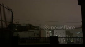 Massive storm takes over Barcelona