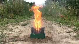 YouTuber sets 300 sparklers alight and films it in slow motion