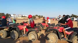 Motorcycle Race In Safari Dahab