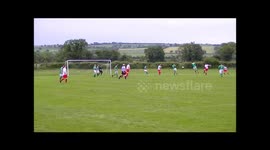 Brilliant volleyed non league goal