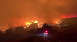 US Kincade Fire in Sonoma Wine Country forces evacuations