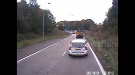red light jumper crashes into my wagon