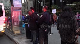 Man arrested outside Trump Hotel