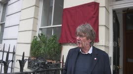 UNVEILING OF THE BLUE PLAQUE TO COMMEMORATE RADIO LUXEMBOURG , WITH SPEECHES BY MIKE READ, TONY PRINCE AND Mr Jean Olinger  Ambassador of the Grand Duchy of Luxembourg