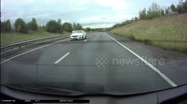 Dashcam Captures Moment Lorry Crashes into Stationary Traffic