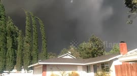 California woman flees home as wildfires force thousands to evacuate