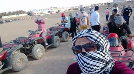 Tourist Records His Safari Trip In Dahab Desert