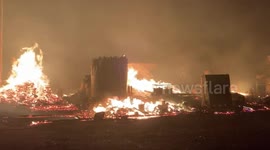 Fieldstone Winery burns in firestorm of Kincade Fire Sonoma County CA
