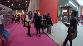 BTS Superfan Oli London meets his own fans at the MCM Comic Con in London