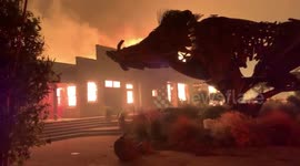 Wineries engulfed by flames as Kincade fire spreads in Sonoma County, California
