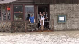 Canada's Port Dover flooded as tropical storm Olga surges