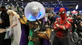 Revellers at London's MCM Comic Con show off their epic costumes