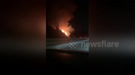 Newsflare Edit - 405 fire we literally saw it start @ABC @CNN @KTLA https://t.co/AwQlKmdhi3