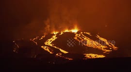 Incredible eruption on La Reunion caught on camera by volcano watchers