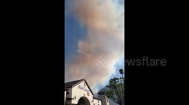 this lady was ON ONE as the fires broke and explained to me they were happening. #oakfire #gettyfire #calabasas https://t.co/U01kiO5ddZ