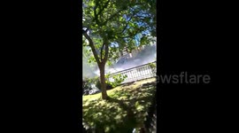 Chilean police force use tear gas in shocking attack