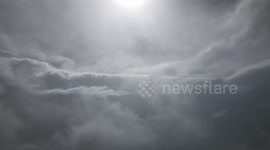 Incredible Video Of Clear Eye And Towering Eyewall Of Category 4 Typhoon Lingling
