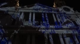 Light installations transform St Paul's Cathedral to honour heroes of WWII