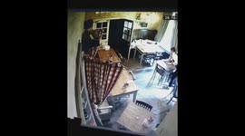 Spooky moment of what appears to be a “convincing” ghostly child-like figure stalking a pub waitress just days before HALLOWEEN