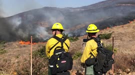 The Easy Fire in Simi Valley California