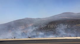 The Easy Fire in Simi Valley California