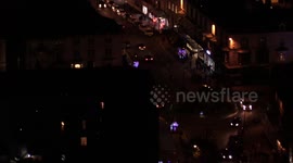 Amazing Llandudno firework display in Great Orme, Wales
