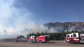 The Easy Fire in Simi Valley California