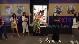Young Thai Drama Students Dress Up For Halloween