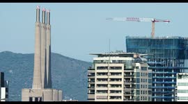 barcelona skyline shot from a high vantage point