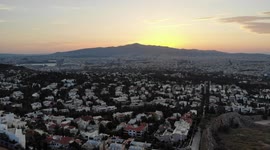 Quiet Sunrise on Athens Greece
