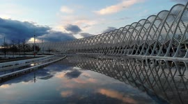Breathtaking architecture reflection