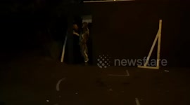 Alan Carr departs Johnathan Rosses Halloween Party
