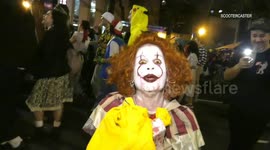 Costumed partygoers take over 6th Avenue for New York's Halloween Village Parade