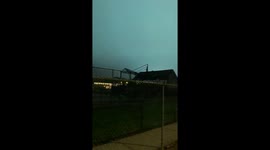 Faulty electrical transformer causes New York sky to ominously change colour
