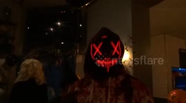 Pumpkin head dance on Halloween night at The Pembroke Earls Court