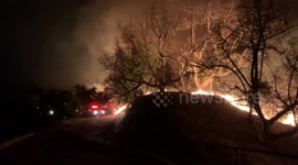 Maria fire Santa Paula California