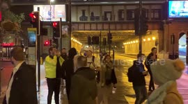 Metropolitan Police evacuate Vauxhall Station and surrounding areas after a suspicious abandoned vehicle was found on Vauxhall Bridge.